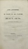 Aux artistes. Du Passé et de l'avenir des beaux-arts. (doctrine de Saint-Simon). [BARRAULT (Emile)].