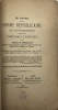 Les Origines de la forme républicaine du gouvernement dans les États-Unis d'Amérique.. Traduit, avec l'autorisation de l'auteur, sur la troisième ...