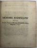 Mémoires... [PROCÈS]. 