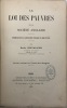 La Loi des pauvres et la société anglaise.. Organisation de l'assistance publique en Angleterre. CHEVALLIER (Émile).