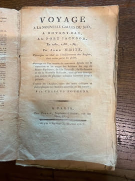 Voyage à la Nouvelle Galles du Sud. à Botany Bay, au Port Jackson, en 1787, 1788, 1789 ; (..) ; ouvrage où l'on trouve de nouveaux détails sur le ...