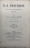 Bibliothèque contemporaine. P.-J. Proudhon.. Sa vie et sa correspondance. 1838-1848. Troisième édition. SAINTE-BEUVE (Charles-Augustin).