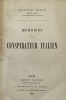 Mémoires d'un conspirateur italien... RUFFINI (Giovanni).