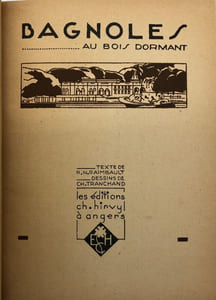 Bagnoles..au bois dormant. Dessins de Ch. Tranchand