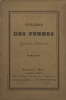 De l'Influence des femmes en politique.. In : Journal des femmes. Gymnase littéraire. [BLANQUI (Jérôme-Adolphe)].