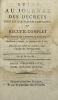 [Recueil]... [CONVENTION NATIONALE]. 