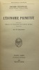 Bibliothèque scientifique. L'Économie primitive.. Préface et traduction de Charles Mourey. Avec dix diagrammes. THURNWALD (Richard).
