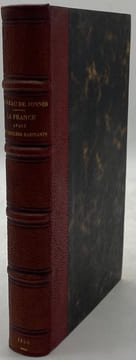 La France avant ses premiers habitants. et origines nationales de ses populations. MOREAU DE JONNES (Alexandre).