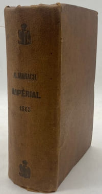 ALMANACH impérial pour 1865. présenté à leurs majestés