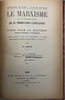 Universit&eacute; de Paris. - Facult&eacute; de droit. Le Marxisme et le caract&egrave;re social de la production capitaliste. Th&egrave;se pour le doctorat (sciences politiques ...