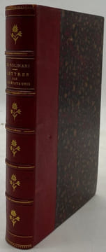 Lettres sur les États-Unis et le Canada. adressées au Journal des débats, à l'occasion de l'Exposition universelle de Philadelphie. MOLINARI (Gustave ...