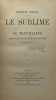 Question sociale. Le Sublime, ou Le Travailleur comme il est en 1870 et ce qu'il peut être.. Par D. P. [POULOT (Denis)].