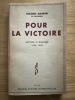 Pour la victoire.. Articles et discours. 1936-1938. IBARRURI GOMEZ (Dolores).
