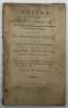 Motion faite le 16 décembre 1796. dans la Chambre des Communes du Parlement de la Grande-Bretagne, en faveur du général La Fayette et de ses ...