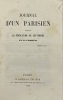 Journal d'un parisien pendant la Révolution de septembre et la Commune.. LOUDUN (Eugène).