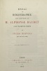 Essai de bibliographie des oeuvres de M. Alphonse Daudet. avec fragments inédits. BRIVOIS (Jules).