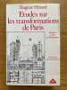 Etudes sur les transformations de Paris.. Et autres écrits sur l'urbanisme. Présentation Jean-Louis Cohen. HÉNARD (Eugène).