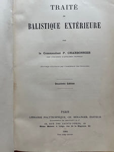 Traité de balistique extérieure. Deuxième édition