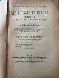 Les Bourses en Egypte. Historique, état actuel, réorganisation