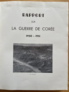 Rapport sur la guerre de Corée. 1950-1951