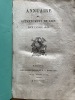 ANNUAIRE du département de l'Ain, pour l'année 1828.. 