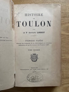 Histoire de Toulon.