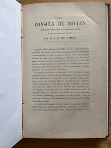 Les Consuls de Toulon. commandants militaires et lieutenants de roy au gouvernement de la ville