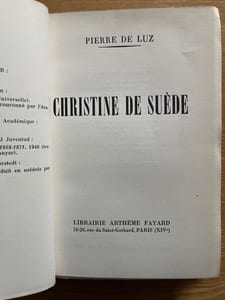 Christine de Suède.