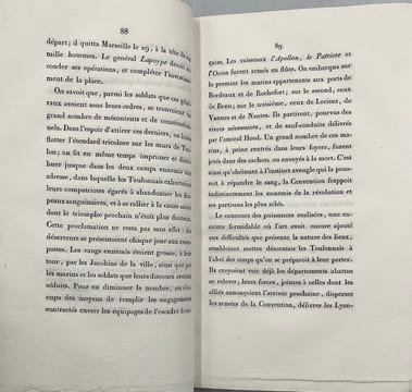 Mémoires pour servir à l'histoire de la ville de Toulon. en 1793. PONS (Ange-Thomas-Zénon)