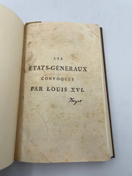 Les Etats-généraux convoqués par Louis XVI.. [TARGET (Guy-Jean-Baptiste)]
