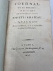 Journal de la maladie et de la mort d'Honoré-Gabriel-Victor Riquetti Mirabeau... [MIRABEAU] CABANIS (Pierre-Jean-Georges).