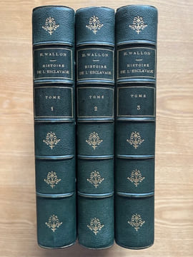 Histoire de l'esclavage dans l'antiquité. Deuxième édition. WALLON (Henri).