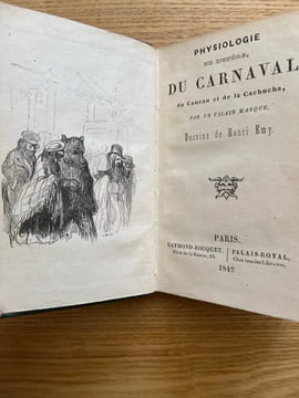 Physiologie de l'opéra, du carnaval, du cancan et de la cachucha. Par un vilain masque. Dessins de Henri Emy. [CARNAVAL] 