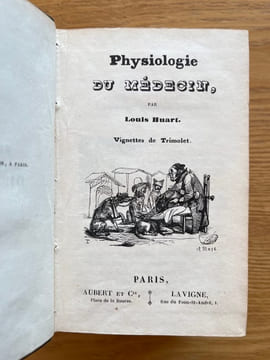 Physiologie du médecin. Vignettes de Trimolet. HUART (Louis).
