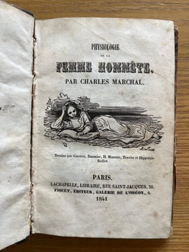 Physiologie de la femme honnête.. MARCHAL (Charles).