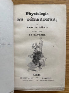 Physiologie du débardeur. Vignettes de Gavarni