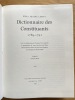 Dictionnaire des Constituants. 1789-1791. Préface de François Furet. LEMAY (Edna Hindie).