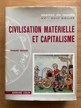 Civilisation matérielle, économie et capitalisme. (XVe-XVIIIe siècle). BRAUDEL (Fernand)