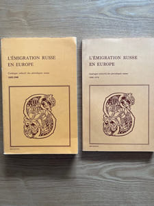 L'Emigration russe en Europe. Catalogue collectif des périodiques en langue russe (1855-1970)