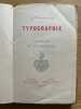 Typographie.. Grammaire de la composition. TOUREAUX (Léon-Louis).