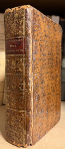 Dictionnaire portatif des beaux-arts. ou Abrégé de ce qui concerne l'architecture, la sculpture, la peinture, la gravure, la poésie & la musique ; avec la définition de ces arts, l'explication des termes & des choses qui leur appartiennent : ensemble les noms, la date de la naissance & de la mort, les circonstances les plus remarquables de la vie, & le genre particulier de talent des personnes qui se sont distinguées dans ces différens arts parmi les Anciens & les Modernes ; en France & dans les pays étrangers. Nouvelle édition