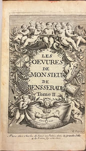 Les Oeuvres de Monsieur de Bensérade.