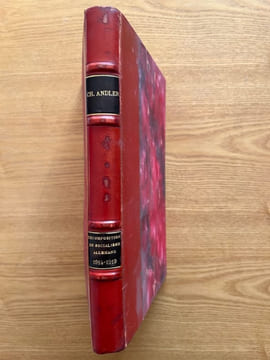 La Décomposition politique du socialisme allemand. 1914-1919. ANDLER (Charles).