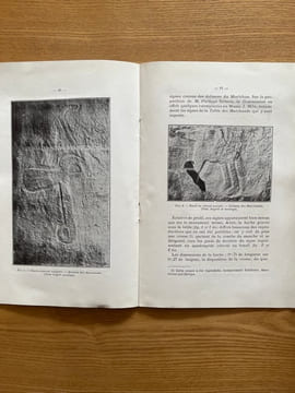 Locmariaquer. La Table des Marchands. Ses signes sculptés et ceux de la pierre gravée du dolmen de Mané-er-H'Roëk. 2e édition. LE ROUZIC (Zacharie), ...