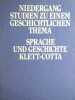 Niedergang: Studien zu einem geschichtlichen Thema (Sprache und Geschichte) (German Edition).. Widmer Koselleck (Hrsg.) (Reinhart)
