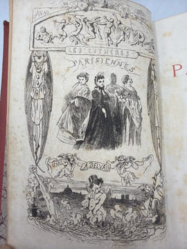 Les Cythères parisiennes. Histoire anecdotique des bals de Paris. Avec 24 eaux-fortes et un frontispice de Félicien Rops et Émile Thérond. DELVAU ...