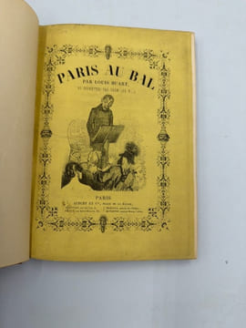 Paris au bal. 50 vignettes par Cham (de N.. [Noé]). HUART (Louis).
