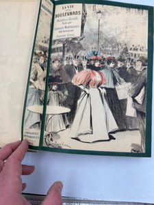 La Vie des boulevards. Madeleine. - Bastille. Texte par Georges Montorgueil. - 200 dessins en couleurs par Pierre Vidal