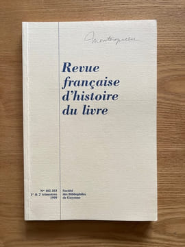 REVUE française d'histoire du livre. Éditer Montesquieu au XVIIIe siècle.. DESGRAVES (Louis, Sous la direction de)