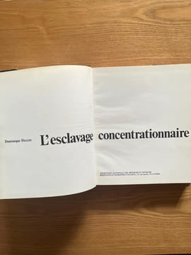 L'Esclavage concentrationnaire.. DECEZE (Dominique).